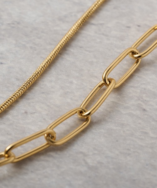 un dix cors（アンディコール）の「華やかさアップ　チェーン２連ネックレス（ネックレス・レディース・ゴールド・FREE）」の10枚目の写真