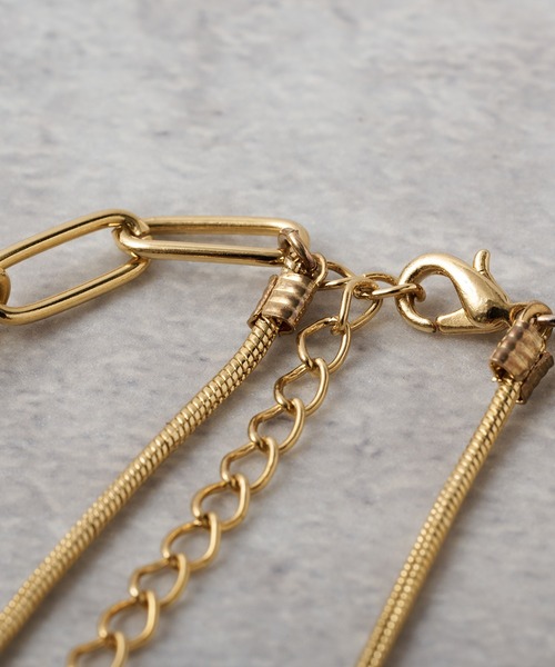 un dix cors（アンディコール）の「華やかさアップ　チェーン２連ネックレス（ネックレス・レディース・ゴールド・FREE）」の11枚目の写真