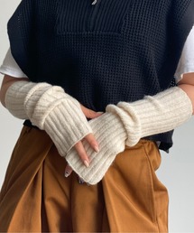 CPCM | リブ編みニットアームウォーマー(アームカバー)