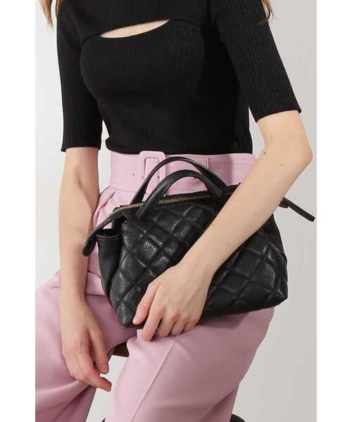 PINKY&DIANNE(ピンキーアンドダイアン)の「キルティングレザーバック(ハンドバッグ・レディース・ブラック/ピンク・ONE SIZE)」の16枚目の写真