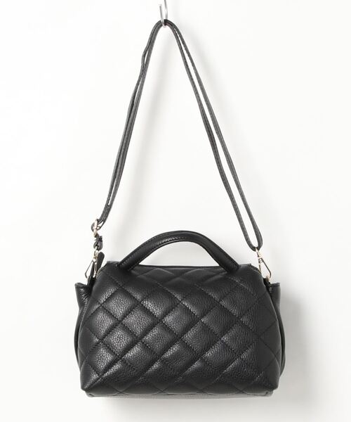 PINKY&DIANNE(ピンキーアンドダイアン)の「キルティングレザーバック(ハンドバッグ・レディース・ブラック/ピンク・ONE SIZE)」の13枚目の写真