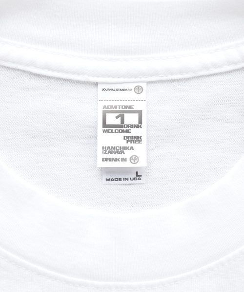 JOURNAL STANDARD(ジャーナルスタンダード)の「【半地下酒場×JOURNAL STANDARD】居酒屋 Tシャツ(Tシャツ/カットソー・メンズ・ホワイト・MEDIUM/LARGE/X-LARGE)」の9枚目の写真