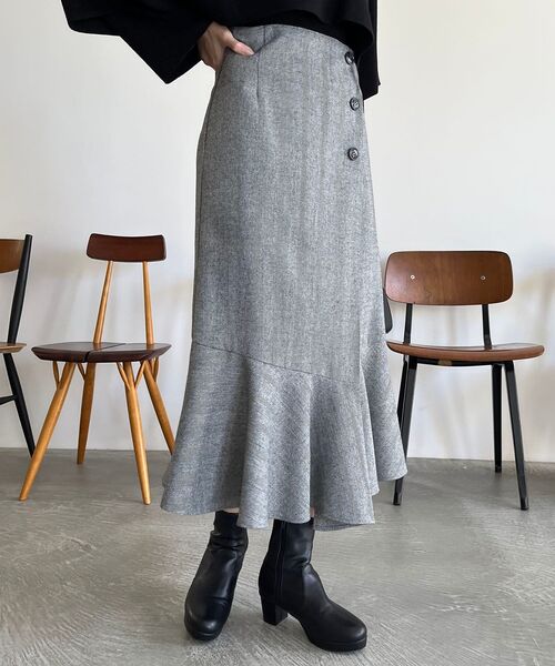 MAJESTIC LEGON(マジェスティックレゴン)の「クラシカルラップスカート(スカート・レディース・ブラウン系その他2/グレー系その他/ブラック・MEDIUM)」の20枚目の写真