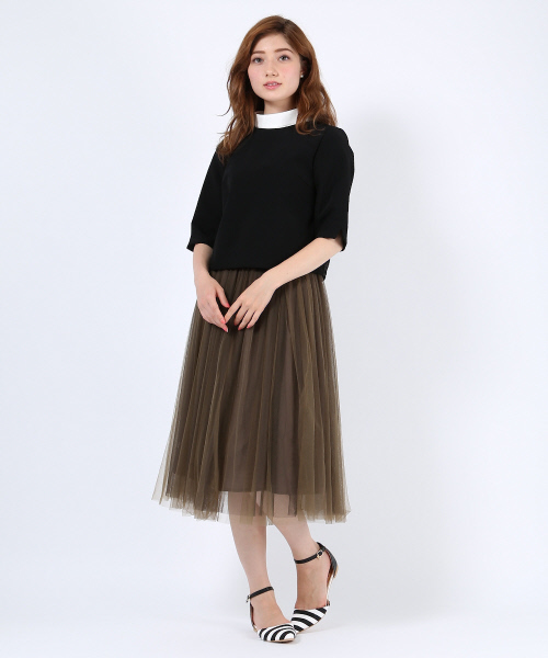 Rouge vif（ルージュヴィフ）の「【別注】ハイネック付け衿（その他トップス・レディース・ホワイト・FREE）」の9枚目の写真