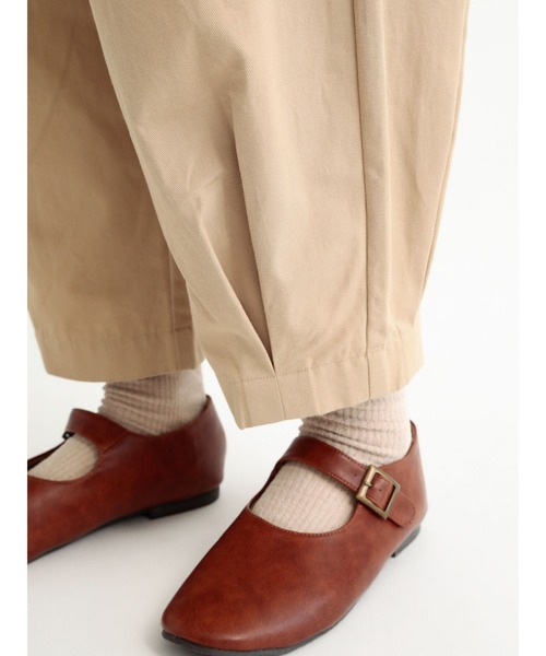 Samansa Mos2(サマンサ モスモス)の「イージーテーパードパンツ(その他パンツ・レディース・ブラック/ベージュ/オフホワイト・フリ-)」の12枚目の写真