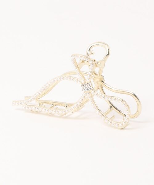 lilLilly(リルリリー)の「アシンメトリーリボンヘアクリップ(バレッタ/ヘアクリップ・レディース・ゴールド系その他/ゴールド系その他2・FREE)」の7枚目の写真