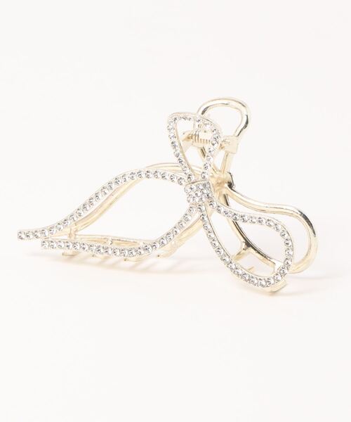 lilLilly(リルリリー)の「アシンメトリーリボンヘアクリップ(バレッタ/ヘアクリップ・レディース・ゴールド系その他/ゴールド系その他2・FREE)」の8枚目の写真