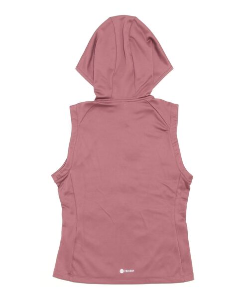 adidas（アディダス）の「COLD. RDY 保温 フルジップフーディーベスト【adidas Golf/アディダスゴルフ】（ベスト・レディース・ネイビー/ブラック/ブラウン・SMALL/X-LARGE/LARGE/X-SMALL/MEDIUM）」の4枚目の写真