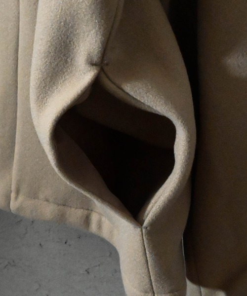 Ritzy(リッツィー)の「ポリメルトン ZIPブルゾン レディース メンズ(ブルゾン・メンズ・ブラック/ベージュ/サックスブルー/グレイッシュベージュ・MEDIUM/LARGE/X-LARGE)」の8枚目の写真