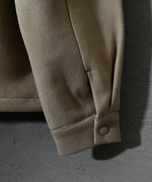 Ritzy(リッツィー)の「ポリメルトン ZIPブルゾン レディース メンズ(ブルゾン・メンズ・ブラック/ベージュ/サックスブルー/グレイッシュベージュ・MEDIUM/LARGE/X-LARGE)」の9枚目の写真