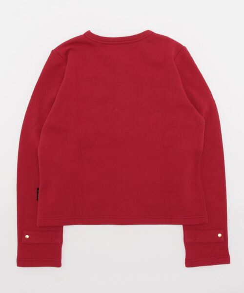 To b. by agnes b.(トゥービーバイアニエスベー)の「WT33 CARDIGAN トラディショナルカーディガン(カーディガン/ボレロ・レディース・レッド・40/38)」の2枚目の写真