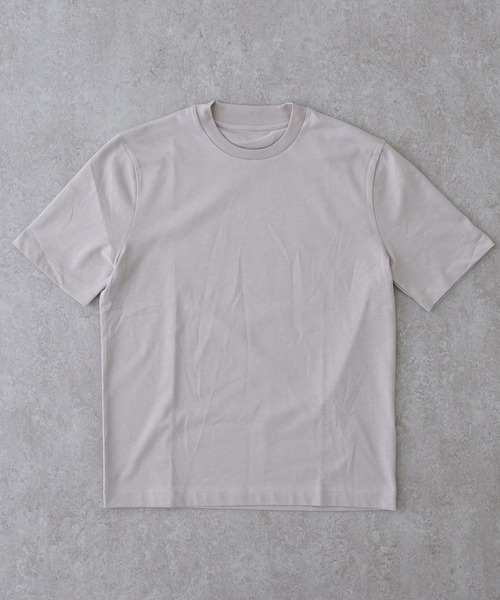 BRICK & SONS(ブリックアンドサンズ)の「コットンドレスTシャツ(Tシャツ/カットソー・メンズ・ホワイト/グレー・LL/M/L/S)」の1枚目の写真