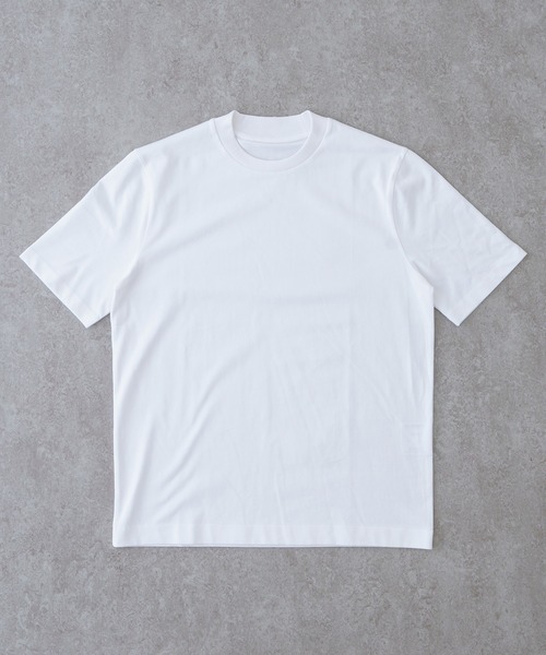 BRICK & SONS(ブリックアンドサンズ)の「コットンドレスTシャツ(Tシャツ/カットソー・メンズ・ホワイト/グレー・LL/M/L/S)」の2枚目の写真