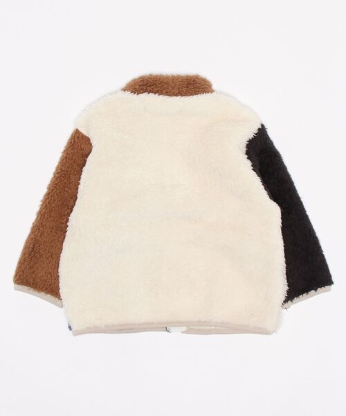 BIG FIELD（ビッグフィールド）の「ボアフリースクレイジージャケット（90～150cm）（その他アウター・キッズ・ブラック/アイボリー・90/100/110/120/130/140/150）」の9枚目の写真