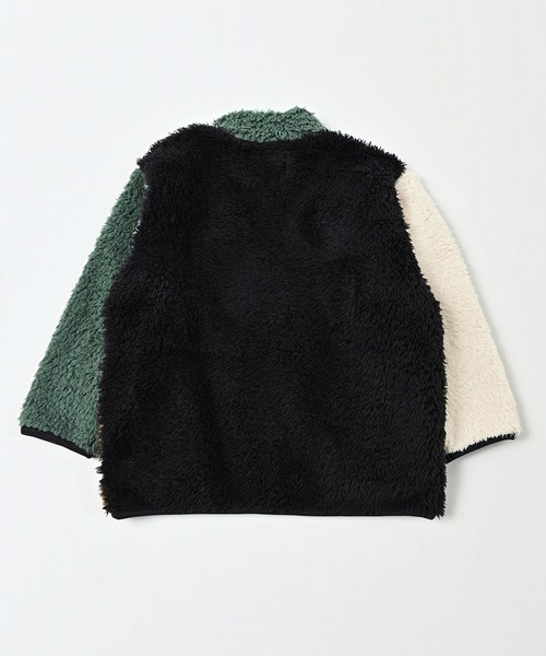 BIG FIELD（ビッグフィールド）の「ボアフリースクレイジージャケット（90～150cm）（その他アウター・キッズ・ブラック/アイボリー・90/100/110/120/130/140/150）」の8枚目の写真