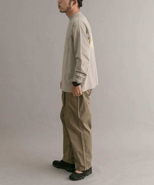 EKAL（エカル）の「EKAL　Mountain Circle LS T-shirts（Tシャツ/カットソー・メンズ・ブルー/ベージュ系その他・MEDIUM/LARGE）」の11枚目の写真