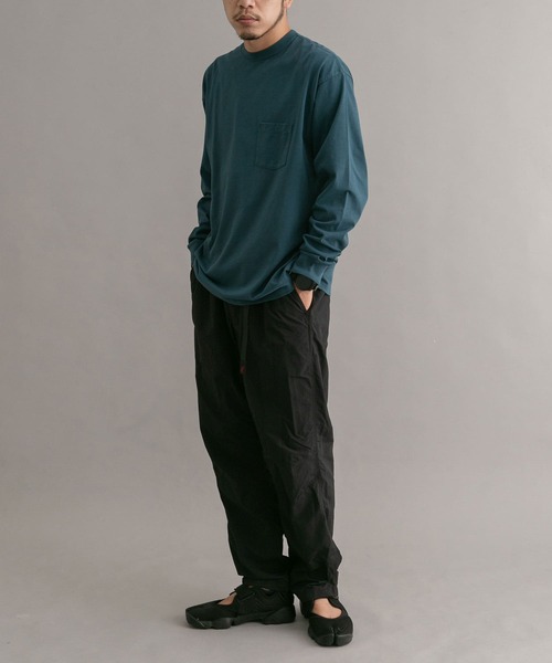 EKAL（エカル）の「EKAL　Mountain Circle LS T-shirts（Tシャツ/カットソー・メンズ・ブルー/ベージュ系その他・MEDIUM/LARGE）」の15枚目の写真