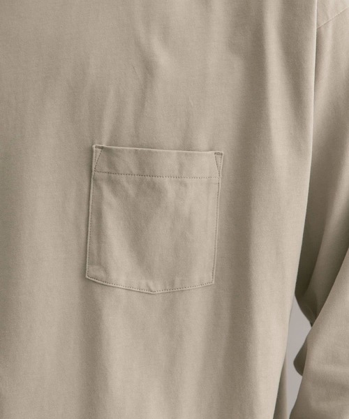 EKAL（エカル）の「EKAL　Mountain Circle LS T-shirts（Tシャツ/カットソー・メンズ・ブルー/ベージュ系その他・MEDIUM/LARGE）」の18枚目の写真