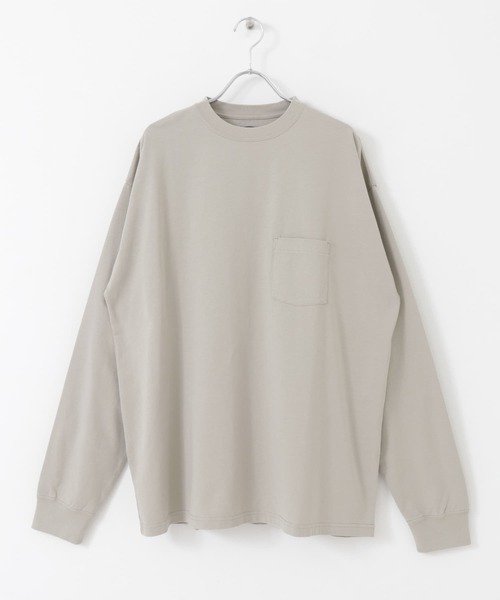 EKAL（エカル）の「EKAL　Mountain Circle LS T-shirts（Tシャツ/カットソー・メンズ・ブルー/ベージュ系その他・MEDIUM/LARGE）」の6枚目の写真