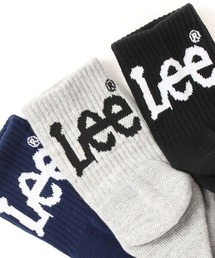 Lee | 【Lee/リー】アンクル ロゴ クォーター ソックス 靴下　3足組(ソックス/靴下)