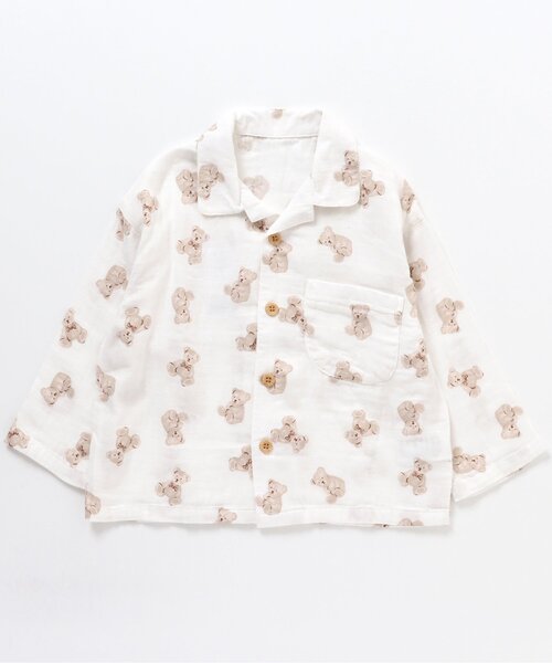 apres les cours（アプレレクール）の「ダブルガーゼ パジャマ（ルームウェア/パジャマ・キッズ・アイボリー/ローズ/その他3/ミント/イエロー・80/90/100/110/120/130）」の16枚目の写真