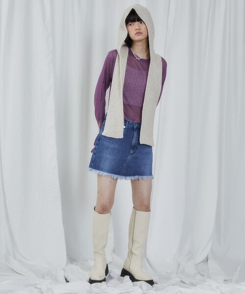 Firsthand（ファーストハンド）の「Firsthand/ファーストハンド Premier Eco Balaclava Muffler / バラクラバ / マフラー（マフラー・レディース・ブラック/レッド/サックスブルー/ナチュラル・ONE SIZE）」の13枚目の写真