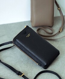 VIOLAd'ORO / シュリンク型押し クロスボディ フォンケース