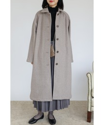 【ZOZO限定】メルトンステンカラーコート
