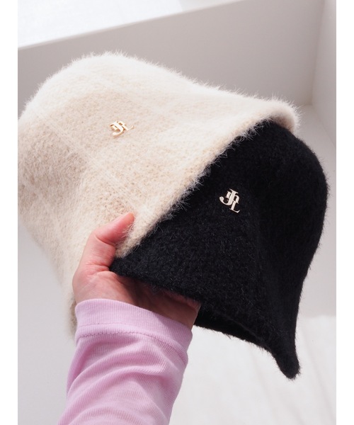 JUMELLE（ジュメロ）の「シャギーバケットハット（ハット・レディース・ブラック/アイボリー・FREE）」の8枚目の写真