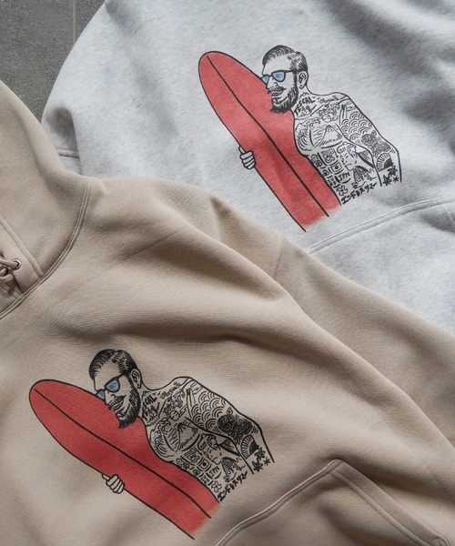 The Endless Summer(エンドレスサマー)の「【WEB / FLAG SHOP限定】「TES TAKE IT EASY」 BIG SWEAT PARKA /オーバーサイズ・ビッグシルエット・パーカー(スウェット・メンズ・その他4/その他7/その他6/その他8/その他1/その他2/その他3/その他5・MEDIUM/LARGE/X-LARGE)」の10枚目の写真