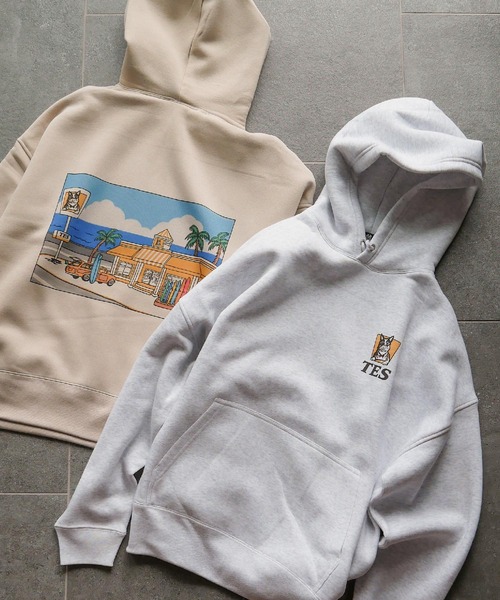 The Endless Summer(エンドレスサマー)の「【WEB / FLAG SHOP限定】「TES TAKE IT EASY」 BIG SWEAT PARKA /オーバーサイズ・ビッグシルエット・パーカー(スウェット・メンズ・その他4/その他7/その他6/その他8/その他1/その他2/その他3/その他5・MEDIUM/LARGE/X-LARGE)」の13枚目の写真