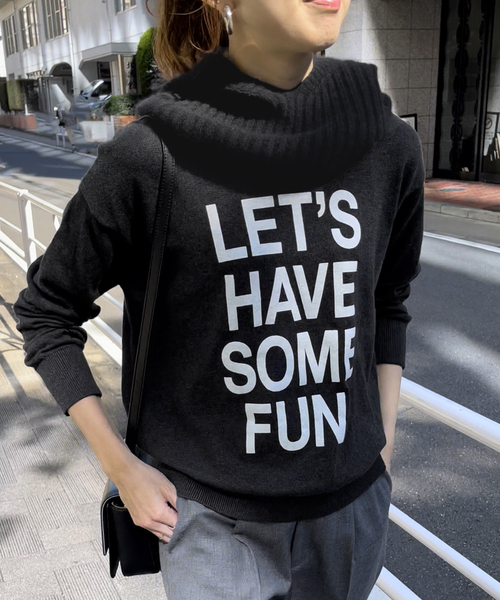 Spick & Span（スピックアンドスパン）の「【RITTO /リット】 フードスヌード（ネックウォーマー/スヌード・レディース・チャコールグレー/ブラック・FREE）」の4枚目の写真