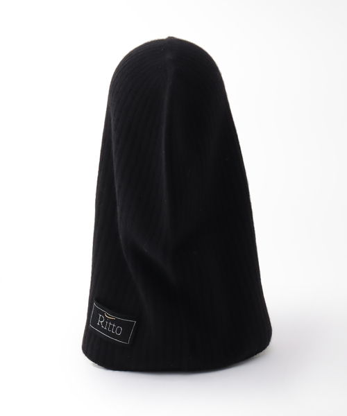 Spick & Span（スピックアンドスパン）の「【RITTO /リット】 フードスヌード（ネックウォーマー/スヌード・レディース・チャコールグレー/ブラック・FREE）」の12枚目の写真