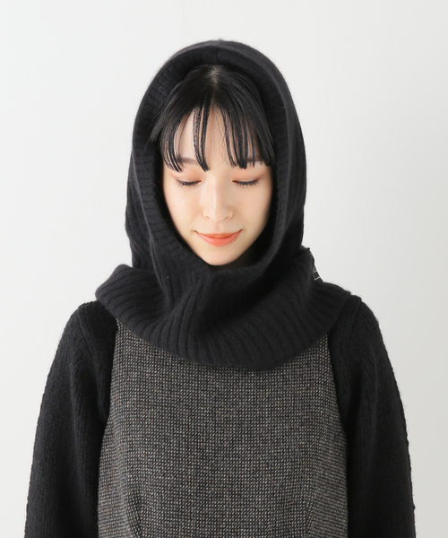 Spick & Span（スピックアンドスパン）の「【RITTO /リット】 フードスヌード（ネックウォーマー/スヌード・レディース・チャコールグレー/ブラック・FREE）」の19枚目の写真