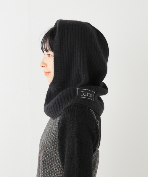 Spick & Span（スピックアンドスパン）の「【RITTO /リット】 フードスヌード（ネックウォーマー/スヌード・レディース・チャコールグレー/ブラック・FREE）」の20枚目の写真