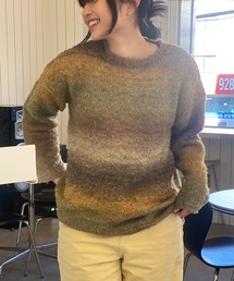 by muni:r（バイ ムニール）の「オーバーグラデーションニット（ニット/セーター・レディース）」