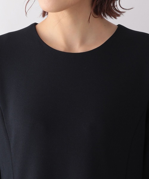 GLOBAL WORK(グローバルワーク)の「スゴラクストレッチAラインワンピース/124263(ワンピース・レディース・ブラック/ネイビー・MEDIUM/LARGE)」の5枚目の写真