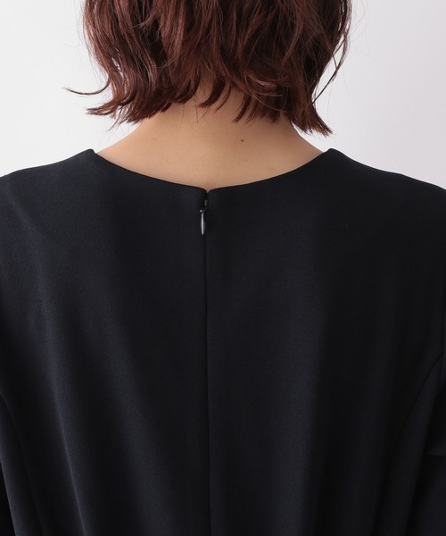 GLOBAL WORK(グローバルワーク)の「スゴラクストレッチAラインワンピース/124263(ワンピース・レディース・ブラック/ネイビー・MEDIUM/LARGE)」の12枚目の写真