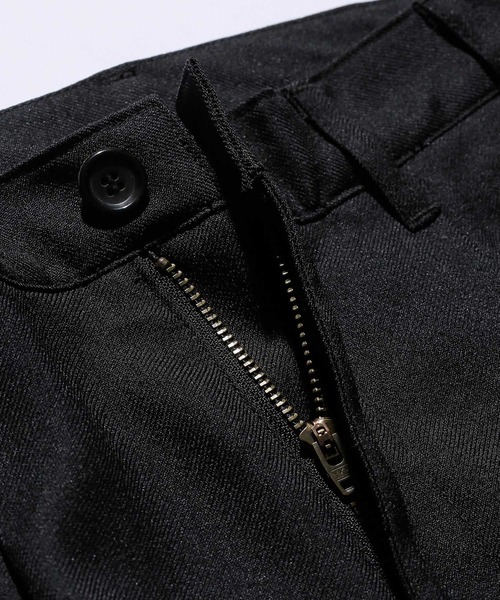 MR.OLIVE（ミスターオリーブ）の「MR.OLIVE/ミスターオリーブ RETORO POLYESTER TWILL / ONE PLEATS STA-PREST TAPERED PANTS スリムテーパード スラックス（スラックス・メンズ・ブラック/グレー/ネイビー/チャコール・S/M/L）」の19枚目の写真