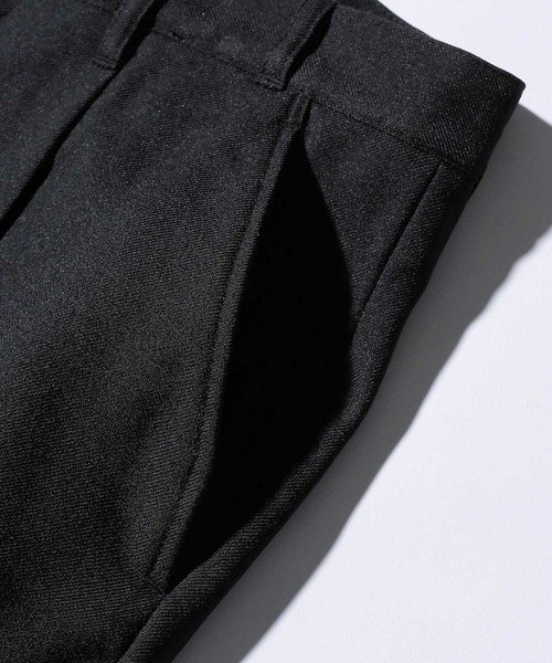 MR.OLIVE（ミスターオリーブ）の「MR.OLIVE/ミスターオリーブ RETORO POLYESTER TWILL / ONE PLEATS STA-PREST TAPERED PANTS スリムテーパード スラックス（スラックス・メンズ・ブラック/グレー/ネイビー/チャコール・S/M/L）」の17枚目の写真