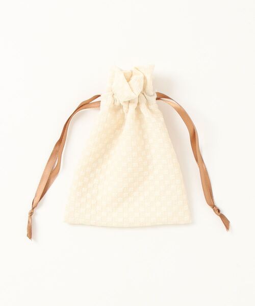 LOWRYS FARM（ローリーズファーム）の「巾着＊ＧＦ　177146（ポーチ・レディース・グリーン/パープル/オレンジ/アイボリー・FREE）」の8枚目の写真