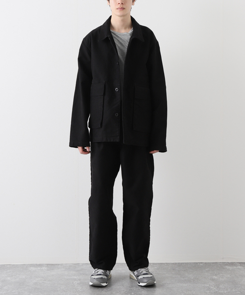 BAMBOO SHOOTS(バンブーシュート)の「【BAMBOO SHOOTS / バンブーシュート】WORK PANTS-MOLESKIN(その他パンツ・メンズ・ブラック・MEDIUM/LARGE)」の2枚目の写真