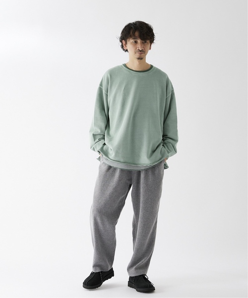 JOURNAL STANDARD relume(ジャーナルスタンダード レリューム)の「CALIFORNIA オーバーサイズ スリットスウェット(スウェット・メンズ・ベージュ系その他/オレンジ/ラベンダー/グリーン系その他/ブルー系その他/ブラック・MEDIUM/LARGE)」の17枚目の写真