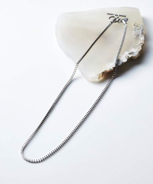 tk.TAKEO KIKUCHI（ティーケータケオキクチ）の「◆ステンレスネックレス（ネックレス・レディース・シルバー・00）」の2枚目の写真