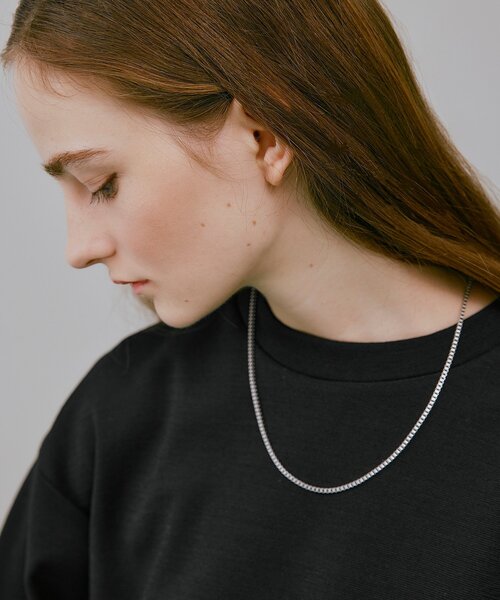 tk.TAKEO KIKUCHI（ティーケータケオキクチ）の「◆ステンレスネックレス（ネックレス・レディース・シルバー・00）」の5枚目の写真