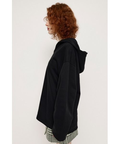SLY(スライ)の「SW HOODIE TUNIC スウェット フ―ディー チュニック パーカー トレーナー(スウェット・レディース・ブラック/アイボリー/パープル・FREE)」の12枚目の写真
