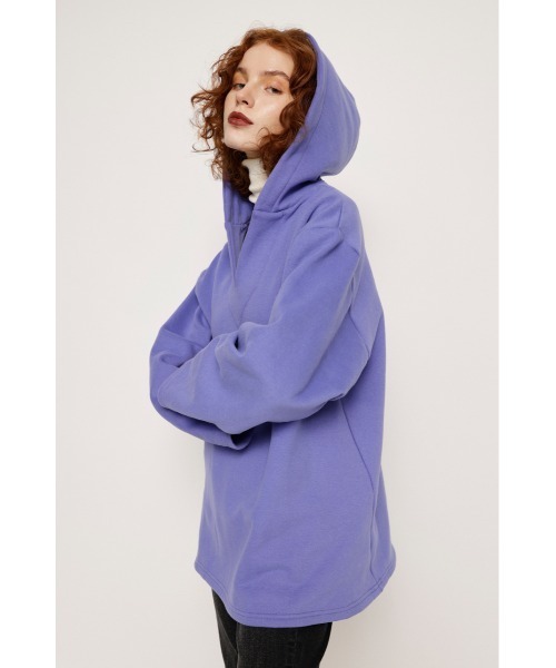SLY(スライ)の「SW HOODIE TUNIC スウェット フ―ディー チュニック パーカー トレーナー(スウェット・レディース・ブラック/アイボリー/パープル・FREE)」の21枚目の写真
