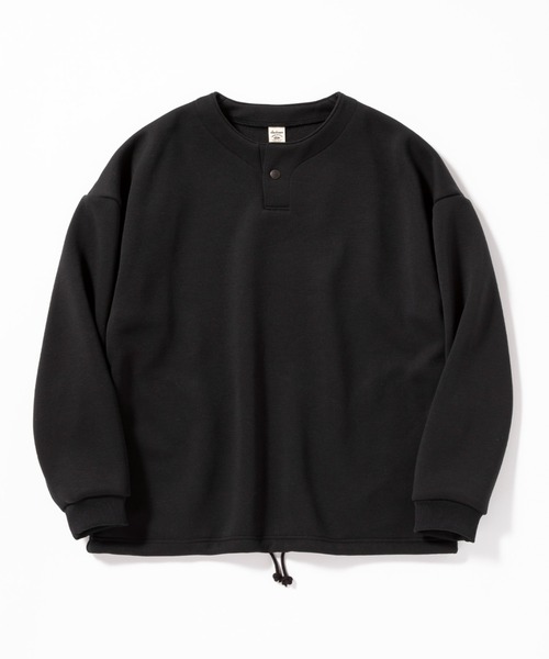 Jackman（ジャックマン）の「Sweat Himo Henley（スウェット・メンズ・ライトグレー/ブラック・LARGE/X-LARGE/MEDIUM）」の16枚目の写真