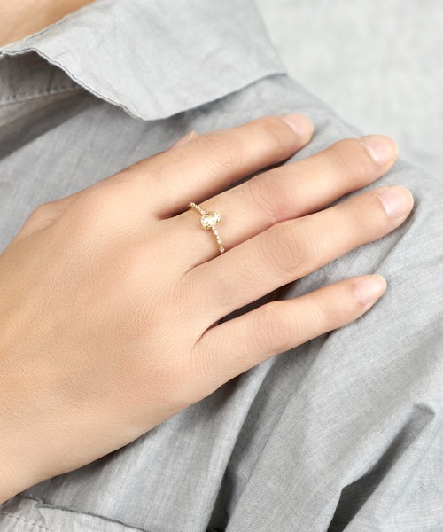 LAZY SUZAN K18 ダイヤ リング 11号 LAZY SUSAN（レイジースーザン）の