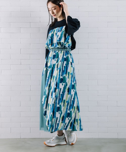 MARECHAL TERRE(マルシャルテル)の「プリントスカート(スカート・レディース・レッド/エメラルド/パープル・MEDIUM)」の20枚目の写真